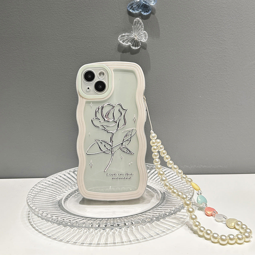 Rose Transparent iPhone Case