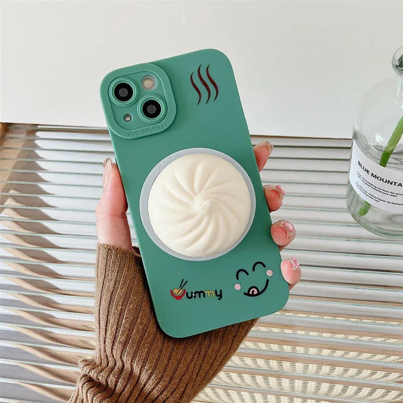 hamburger-decompression-squeezing-toy-iphone-case - Viexta