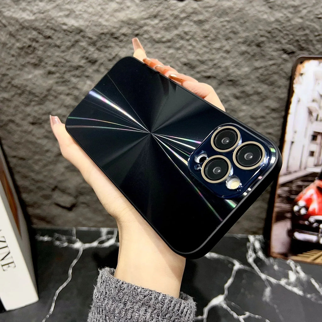 Crystal Glass Lens Protector iPhone Case - Viexta