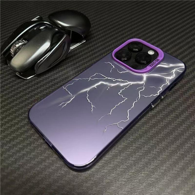 Silver Lightning iPhone Case - Viexta