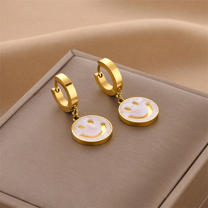 18k Trendy Hoops