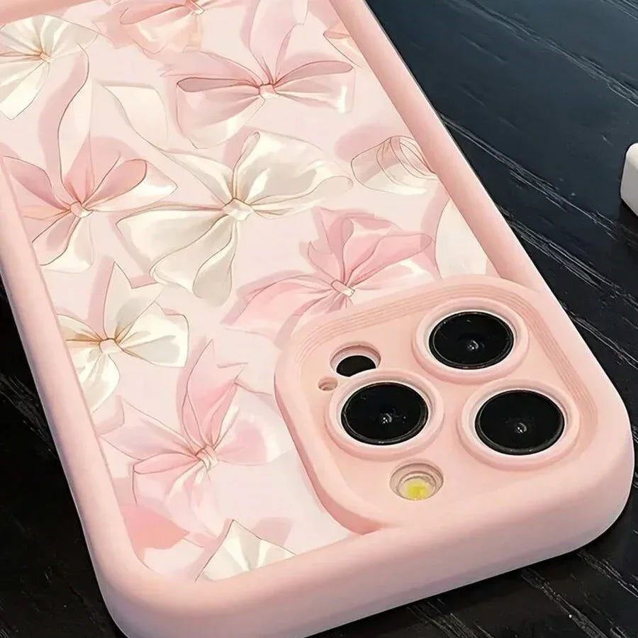 All-inclusive Silk Bow iPhone Case Ladder - Viexta