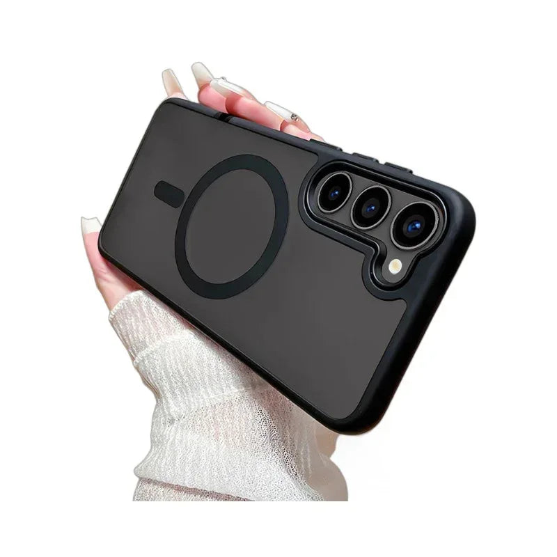 magnetic-absorbing-matte-samsung-phone-case - Viexta