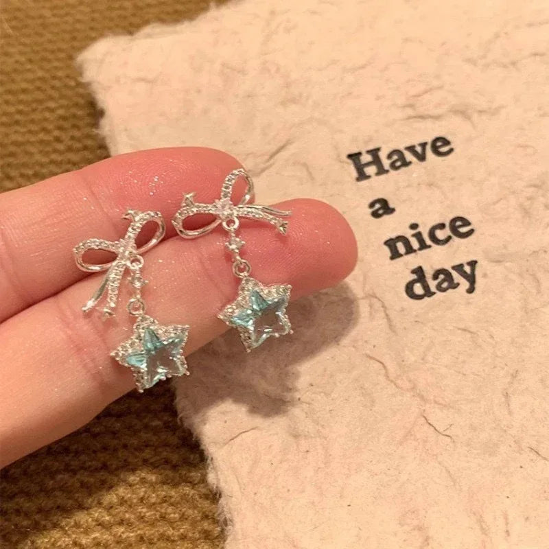 Blue Star Ear Studs - Viexta
