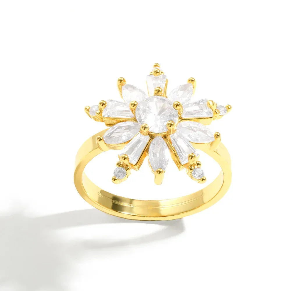 micro-inlaid-zircon-adjustable-flower-ring - Viexta