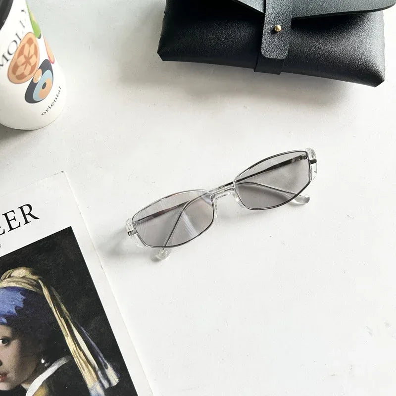 Metal Oval Cats' Eye Sunglasses - Viexta