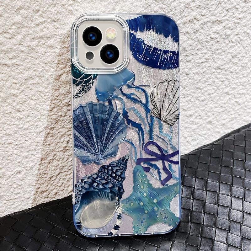 Coral Shell Drop-resistant Yarn iPhone Case - Viexta