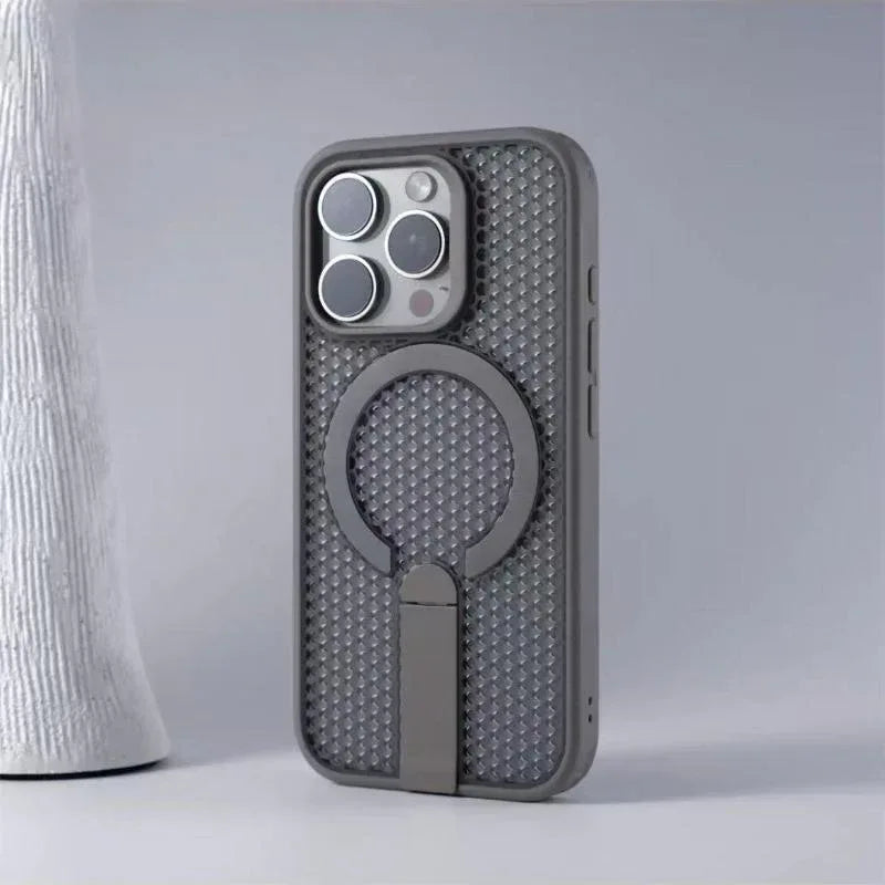 Drop-resistant Pivot Bracket Suction iPhone Case - Viexta