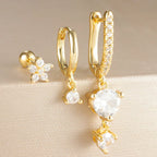 Trendy 3piece Suit Zircon Stud - Viexta