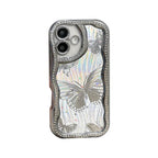 Epoxy Laser Butterfly Diamond Edge iPhone Case - Viexta