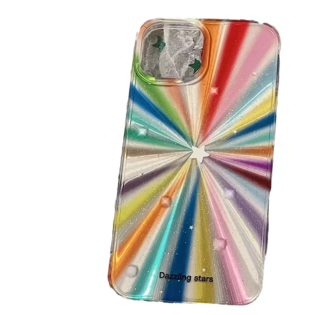 Drop-resistant Rainbow Star iPhone Case - Viexta