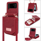 Cross-body Lanyard Flip Phone Case - Viexta