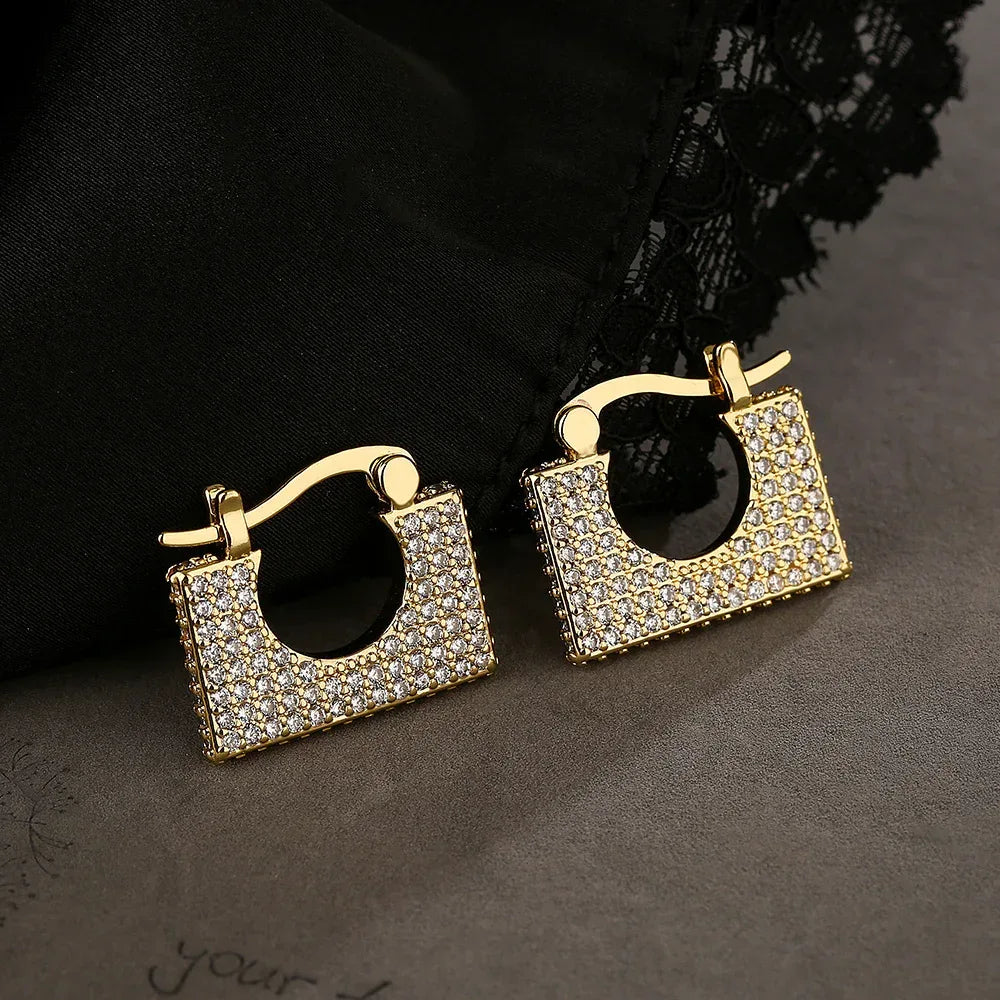 gold-plated-zircon-earrings-for-women - Viexta