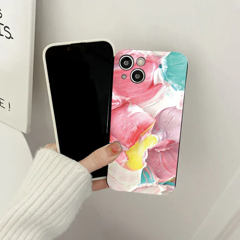 Oil Painting Flowers iPhone Case - Viexta