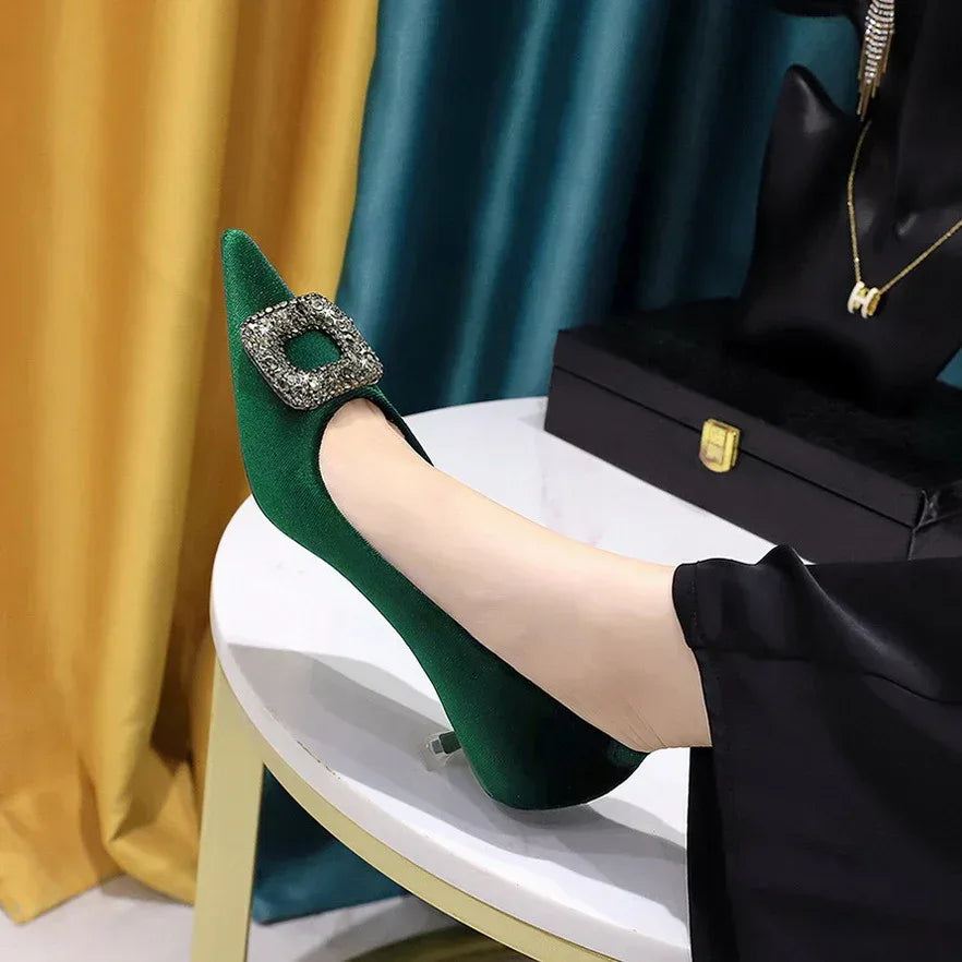 Stiletto Mid-heel Shallow - Viexta
