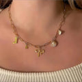 Clip Necklace Bow Five-pointed Star - Viexta