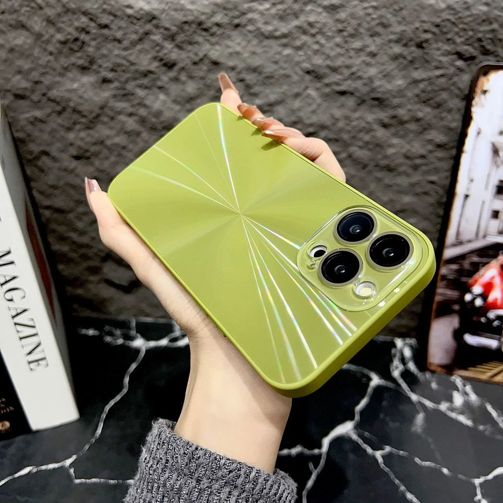 Crystal Glass Lens Protector iPhone Case - Viexta