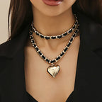 Double-layer Punk Style Neckwear - Viexta