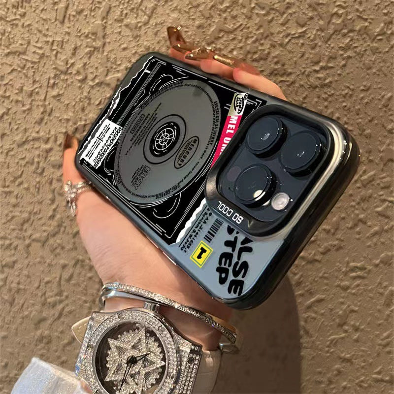 Trend Disc Electroplating Button iPhone Case