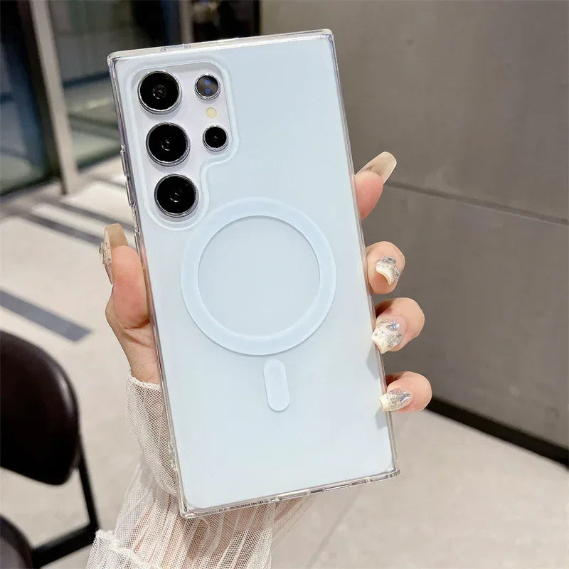 Macaron Color Series Magnetic Samsung Phone Case - Viexta