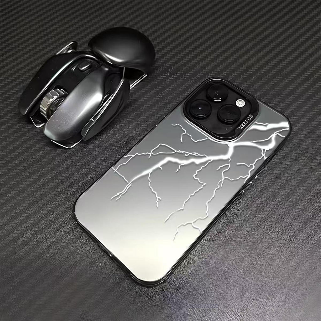 Silver Lightning iPhone Case - Viexta