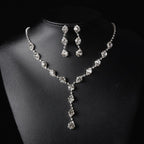 Zircon Water Drop Necklace - Viexta