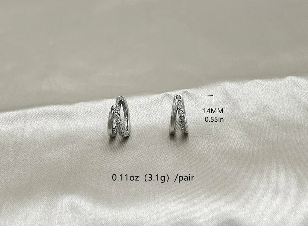 Stainless Steel Court Queens Earrings - Viexta
