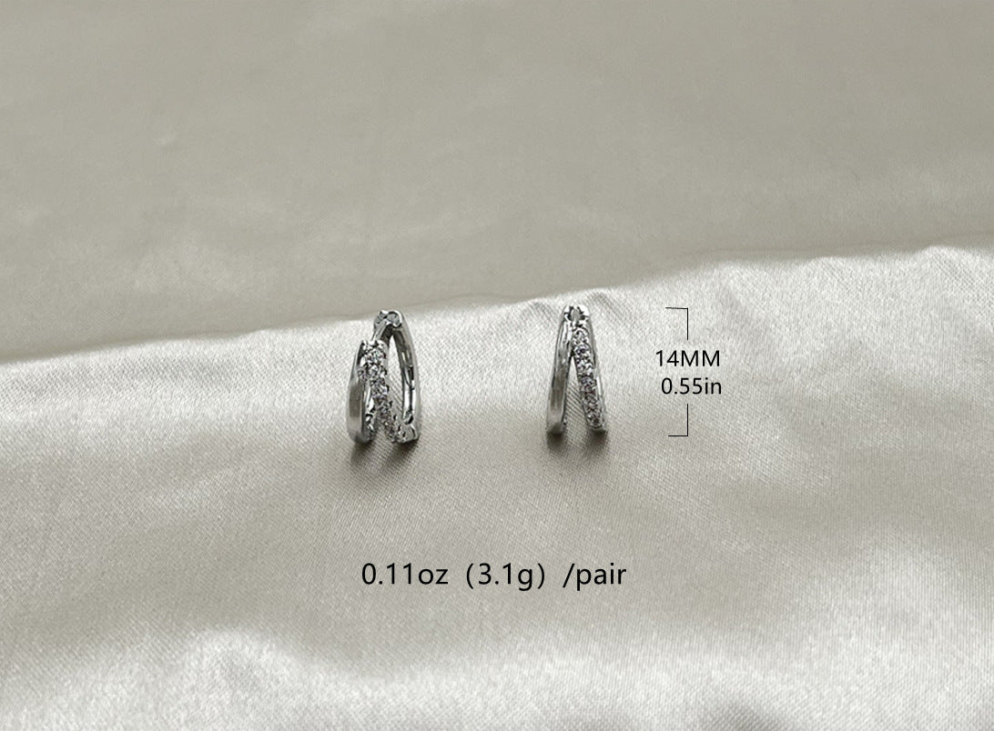 Stainless Steel Court Queens Earrings