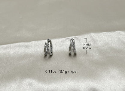 Stainless Steel Court Queens Earrings