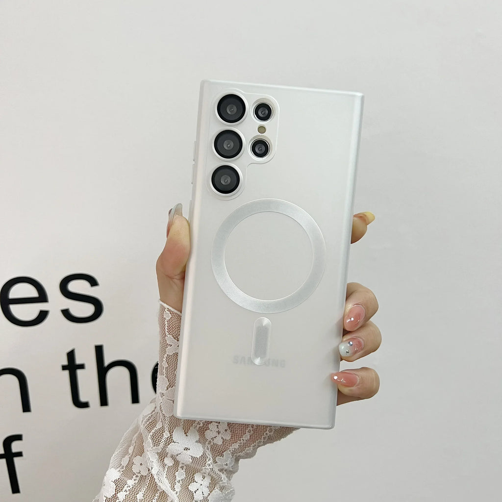 Advanced Metal Paint Magnetic Samsung Cover - Viexta
