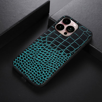 Solid Color Matte Leather iPhone Case