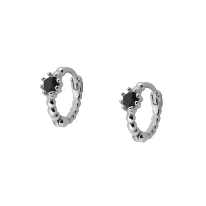 Round Rhinestone Earrings - Viexta