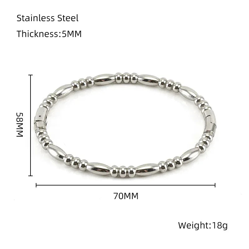 Bamboo Titanium Steel Bracelet - Viexta