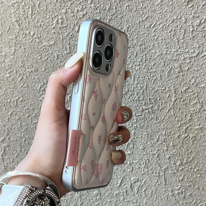 Down Jacket Small Floral iPhone Case - Viexta
