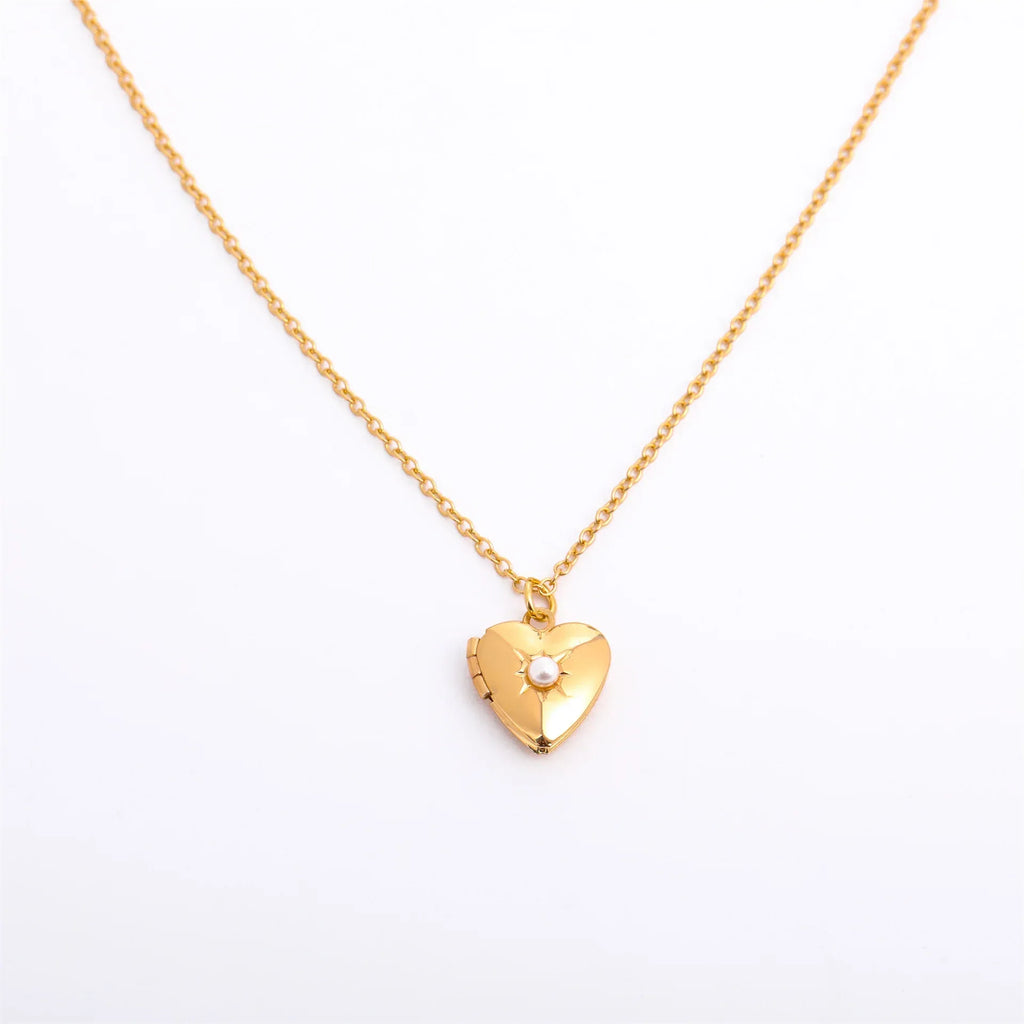 Heart Titanium Steel Necklace - Viexta
