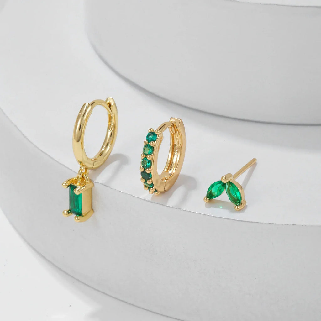 3piece Zircon Ear Clip - Viexta