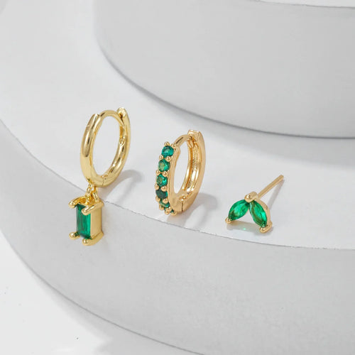 3piece Zircon Ear Clip - Viexta