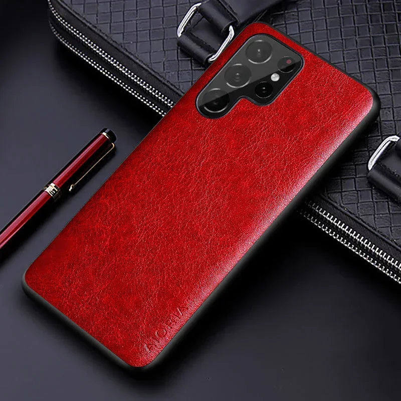 PU Leather Samsung Phone Case - Viexta