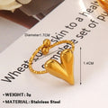 Stainless Steel Flower Ring - Viexta