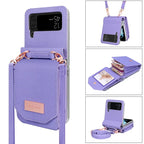 Cross-body Lanyard Flip Phone Case - Viexta