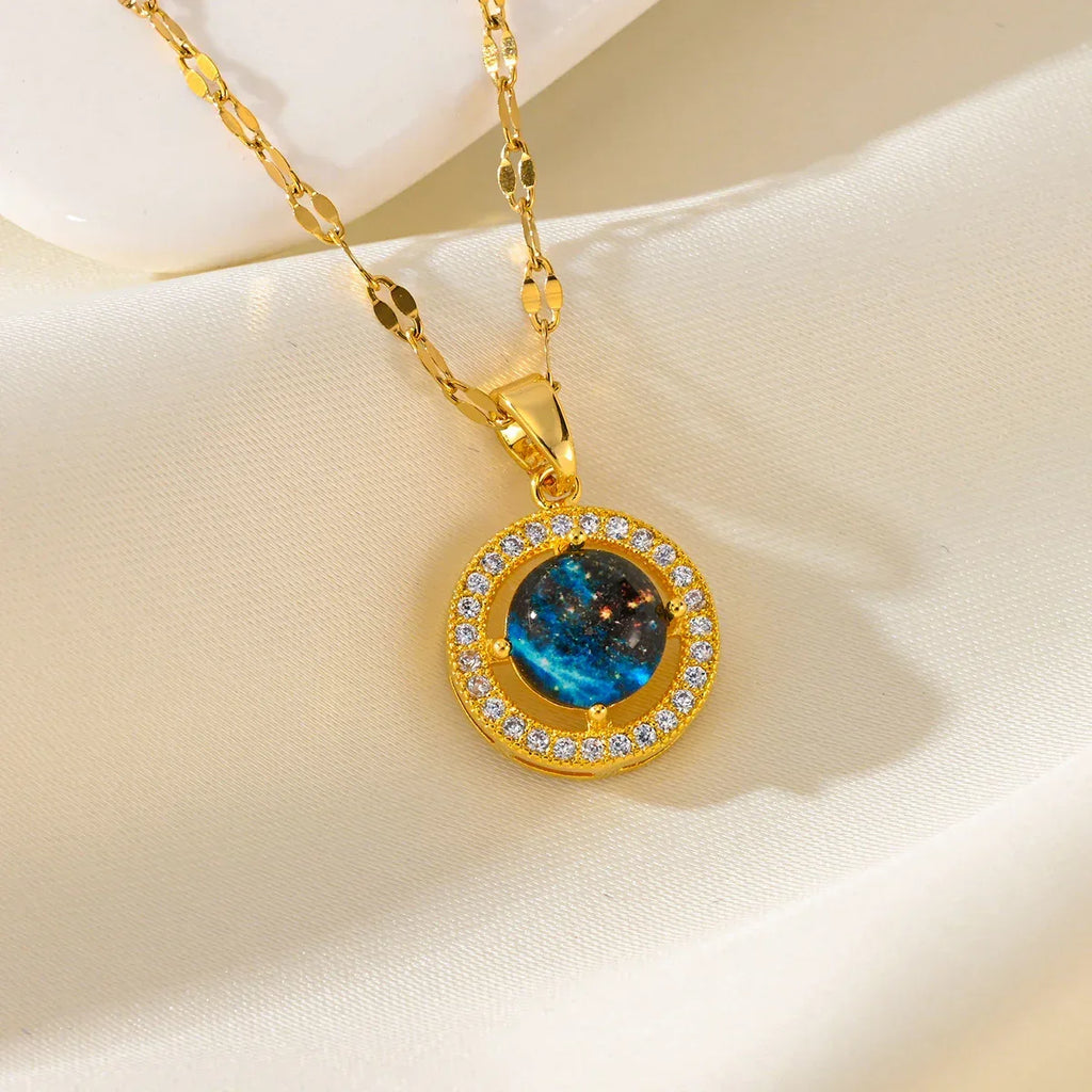 Fantasy Saturn Necklace For Women - Viexta