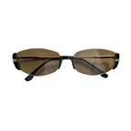 Metal Oval Cats' Eye Sunglasses - Viexta