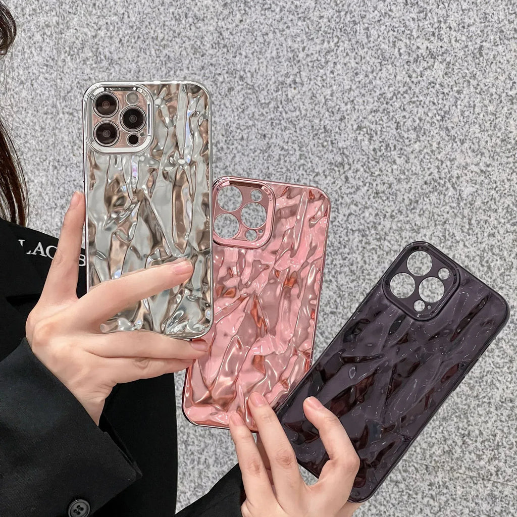 Electroplating Yinshan Crack iPhone Case - Viexta