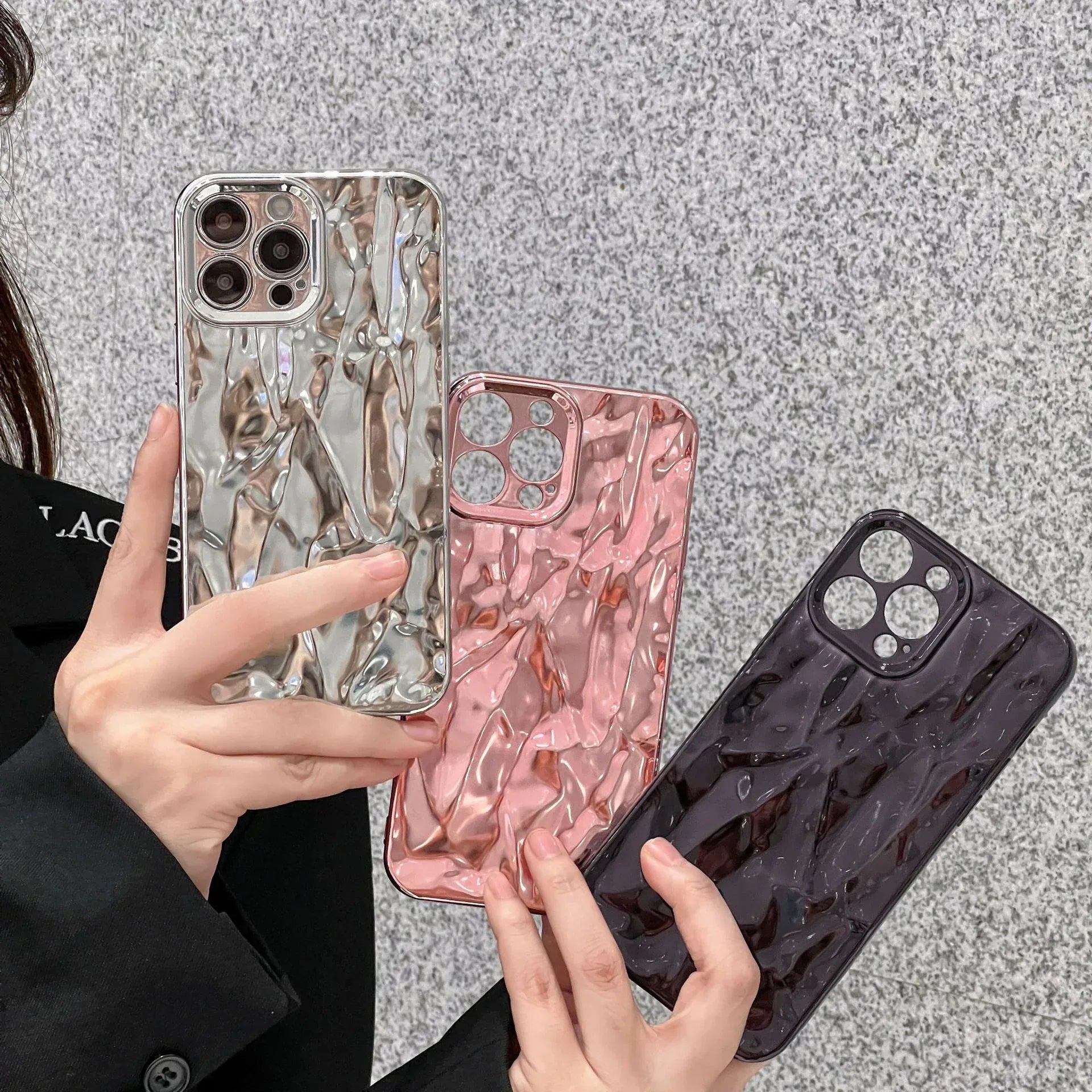 Electroplating Yinshan Crack iPhone Case - Viexta