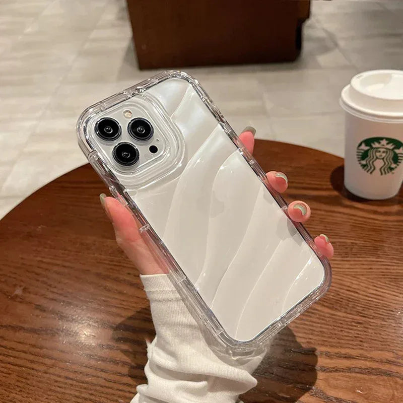 Water Ripple Transparent Drop-resistant Protective Cover for IPhone - Viexta