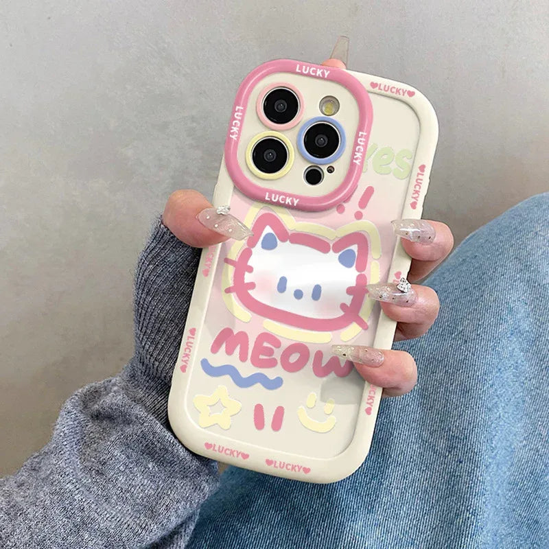 Cat iPhone Case Silicone - Viexta