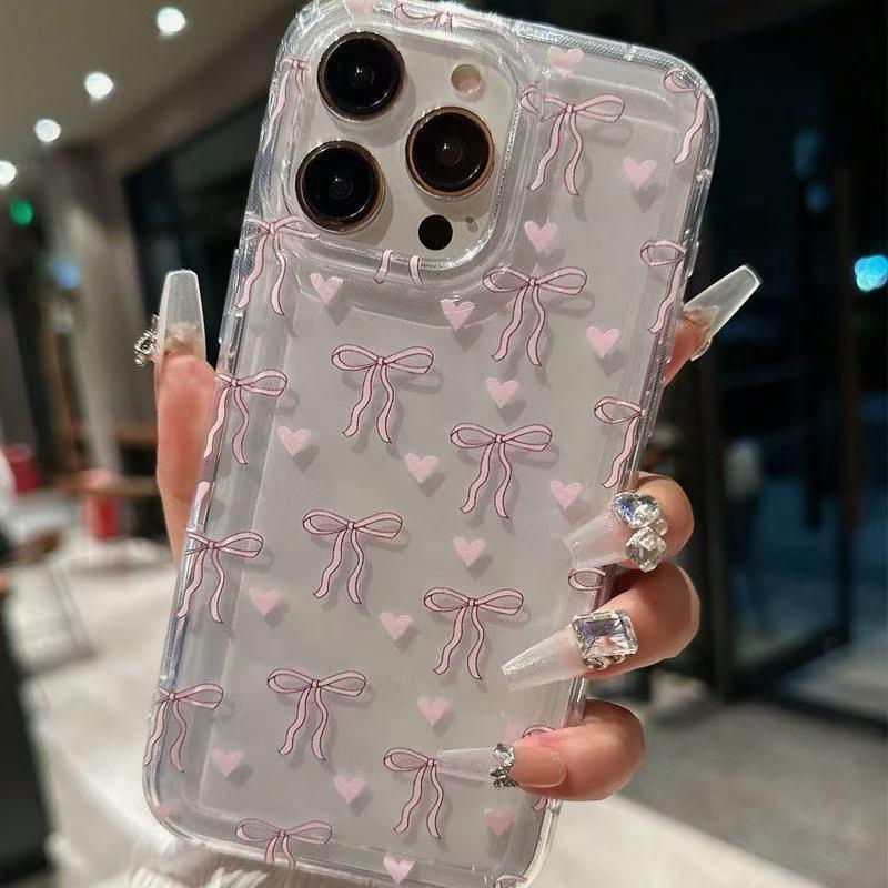 Girl Bow Drop-resistant iPhone Case - Viexta