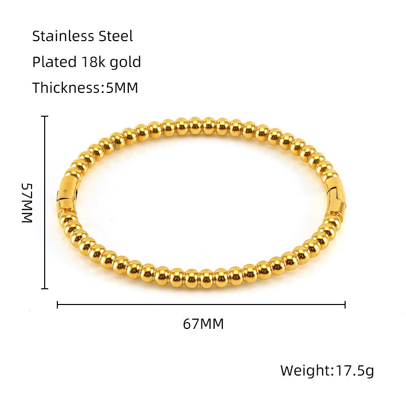 Bamboo Titanium Steel Bracelet