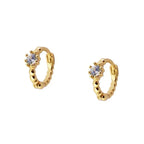Round Rhinestone Earrings - Viexta
