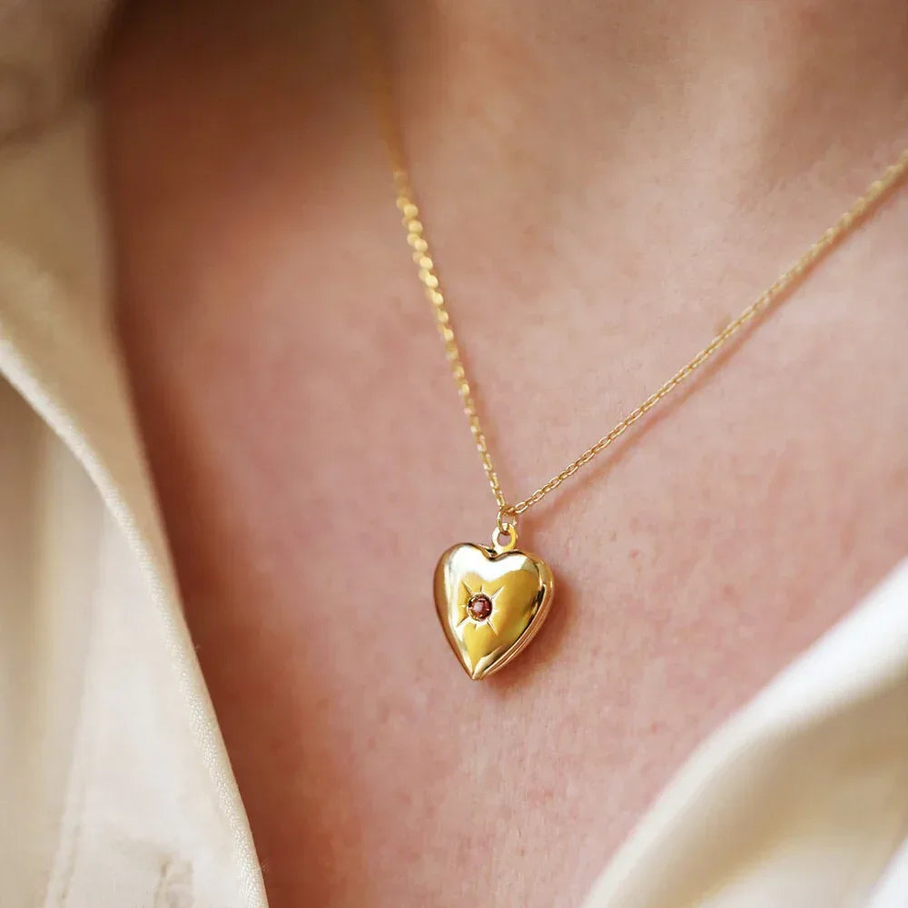 Heart Titanium Steel Necklace - Viexta